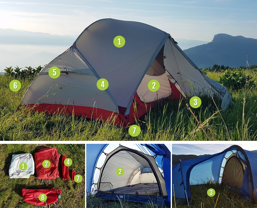 Tente moustiquaire grande taille - Camping et Bivouac